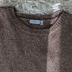 Bronze metallic 525 America Sweater